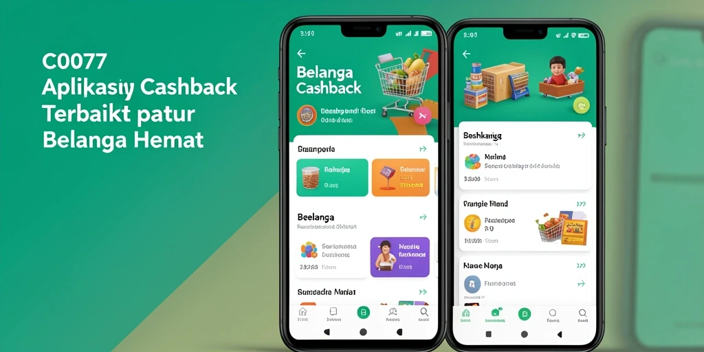 Antarmuka aplikasi Cashback C0077 yang ramah pengguna.